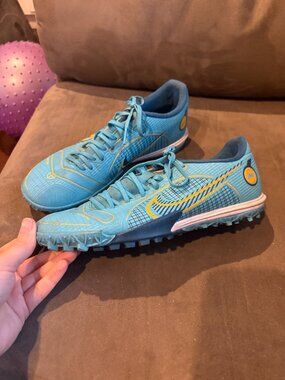 Nike Mercurial Vapor 14 Academy TF Turf Blueprint Blue Soccer Cleats